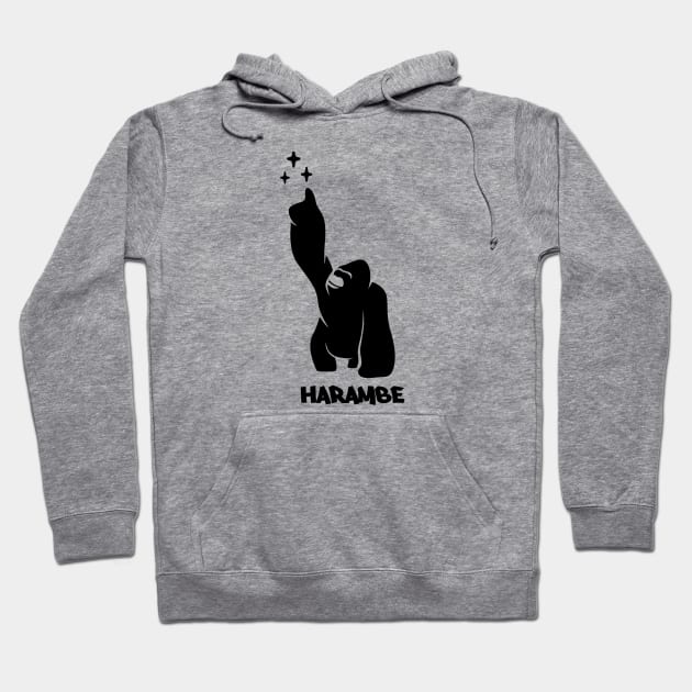 Harambe Gorilla Hoodie by S_Art Design